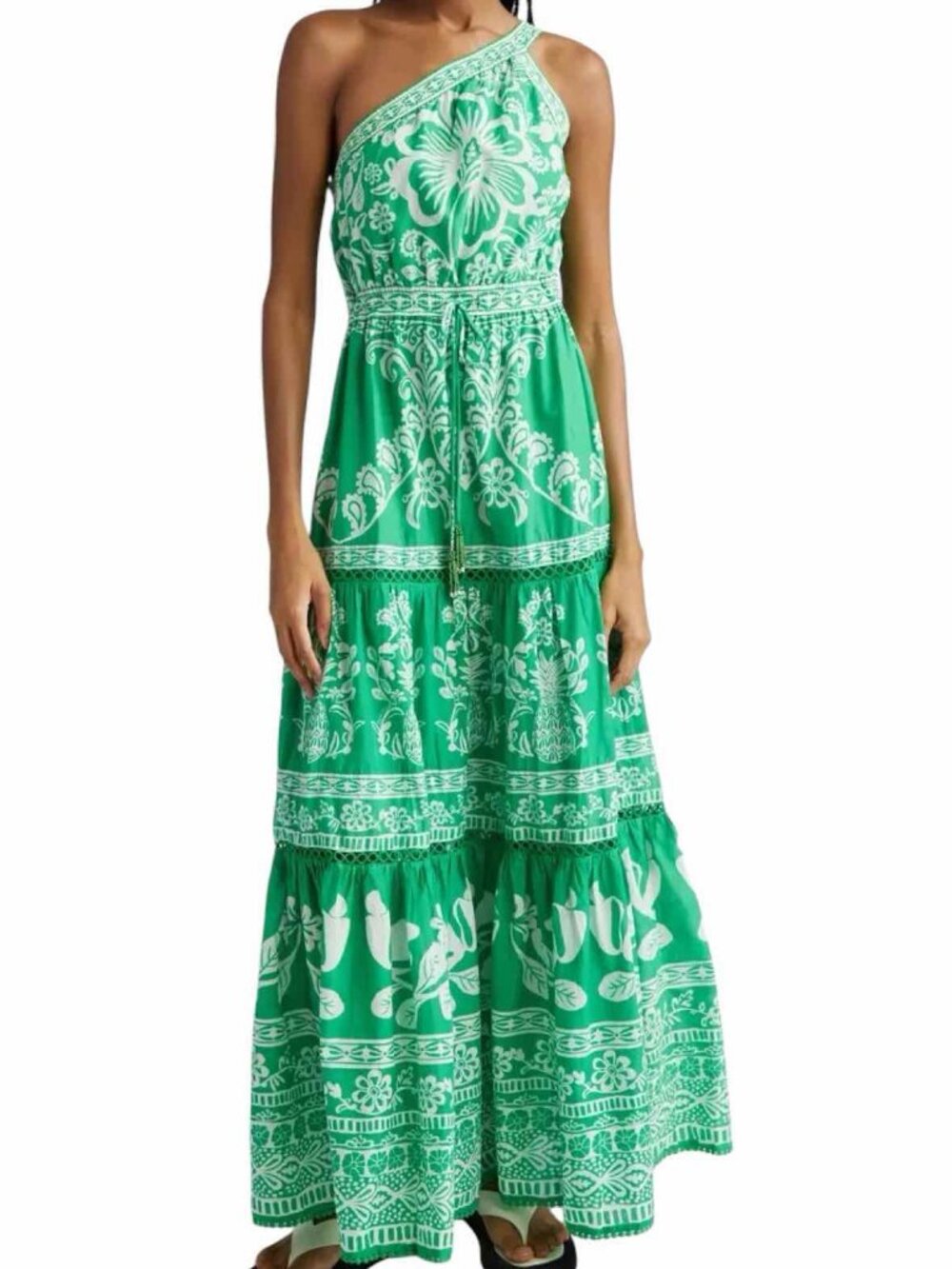 farm rio Green and White Size M Dress